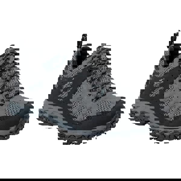 Regatta Mens Edgepoint IV Low Walking Shoes - Granite/Dark Steel - 