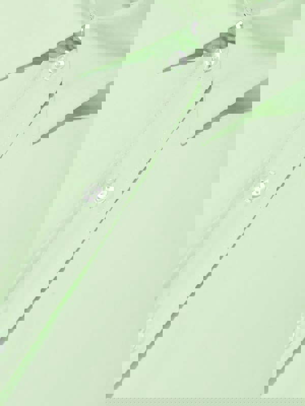 MM6 Maison Margiela Kids Cropped Poplin Pleated Back Shirt in Green