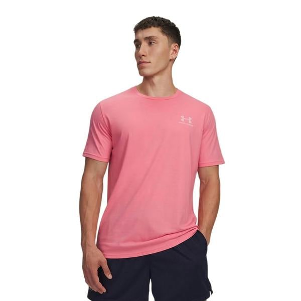 Under Armour Mens Sportstyle Chest Logo T-Shirt - Pink - 