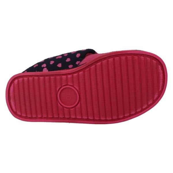 Disney Girls Disney Hook & Loop Slippers Minnie Mouse Boarder