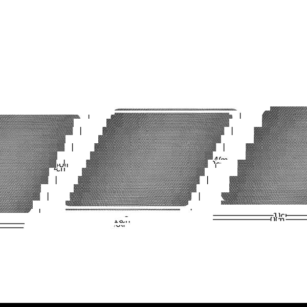 Nicoman Reversible Dual-Colour PVC Shower Bathroom Anti slip Mat