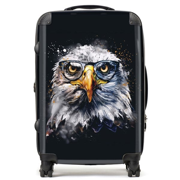 Warren Reed Eagle In Glasses Splashart Suitcase