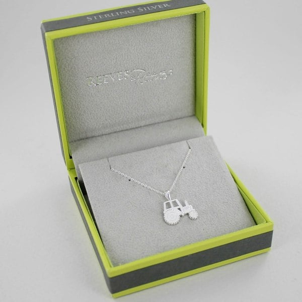 Sterling Silver Tractor Necklace - Reeves & Reeves