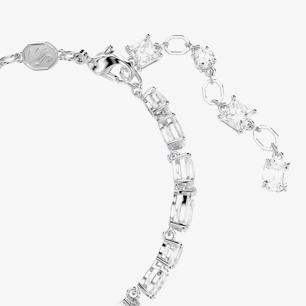 Swarovski Mesmera Rhodium Plated Mixed White Zirconia Bracelet 5731959