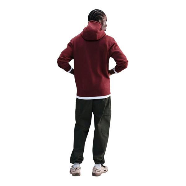 Nike Mens Club Fleece Pullover Hoodie - Team Red - 