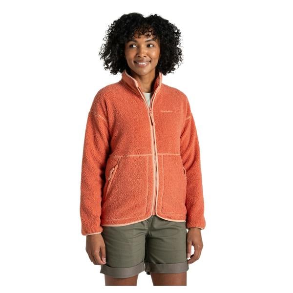 Craghoppers Womens/Ladies National Trust Avens Full Zip Fleece Jacket - Red Sandstone - 