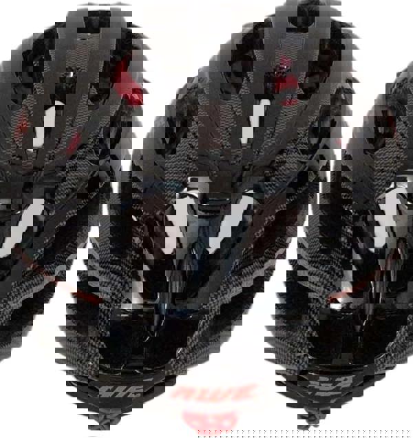 AweAir In Mould Adult Bike Helmet Medium 55-58cm Black/Carbon/Red