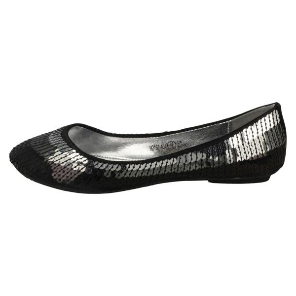 Cutie Girls Cutie Flat Slip On Sequin Ballerina Shoes