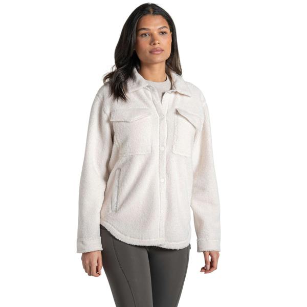 Craghoppers Womens/Ladies National Trust Ribwort Overshirt - Ecru - 