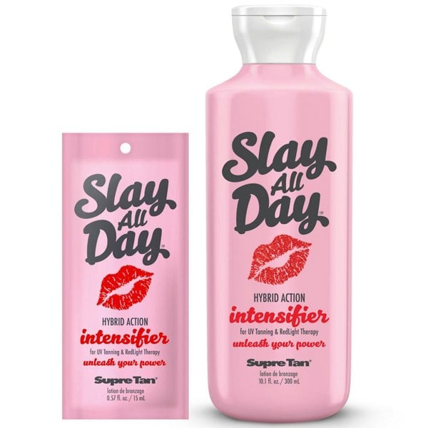 Supre Tan Slay All Day Hybrid Action Intensifier for UV Tanning and Red Light Therapy