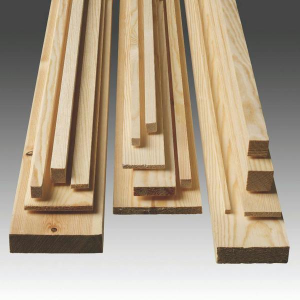 Snowdon Timber Pine Stripwood Moulding (T) 10.5mm (W) 44.5mm (L) 900mm - Pack of 10