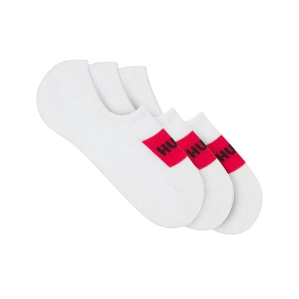 Hugo Unisex Adult Liner Socks (Pack of 3) - White - 