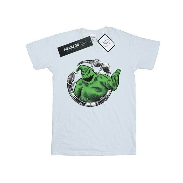 Disney Mens Nightmare Before Christmas Roll The Dice T-Shirt - White