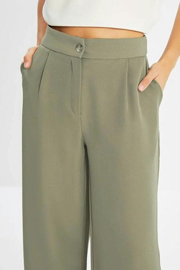 WOVCOR Wide Leg Woven Trousers