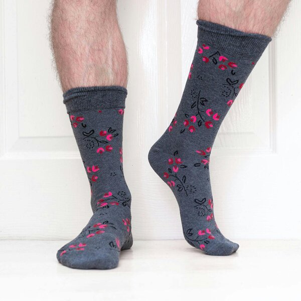 Jemsox Continental Elegance: Luxury Organic Cotton Men’s Socks (5 Pack) | One Size UK 7-11