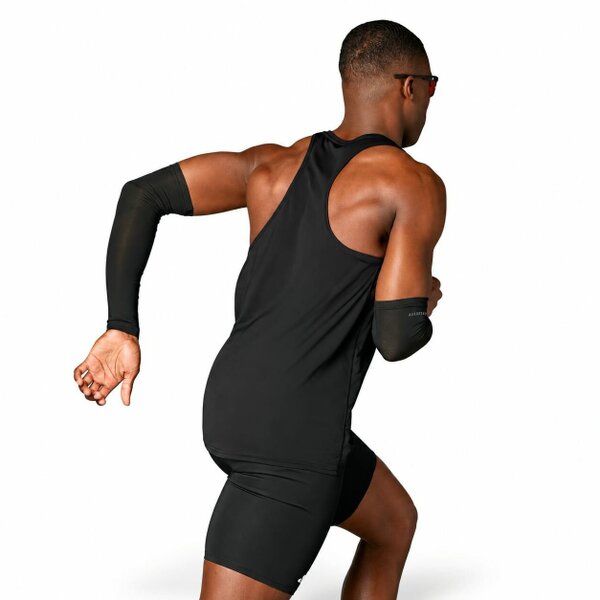 Adidas Adizero Essentials Mens Running Singlet Vest Black IM8586