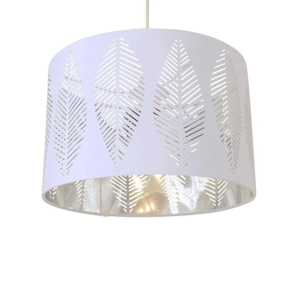 Pagazzi Lighting Esme Pendant Light Shade White