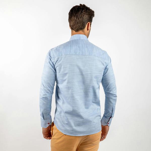 PALE FAINT SHADING CLASSIC SHIRT - Premium Men's Patterned Shirt by Claudio Lugli | Bold Design, Tailored Fit, Best Printed Shirts