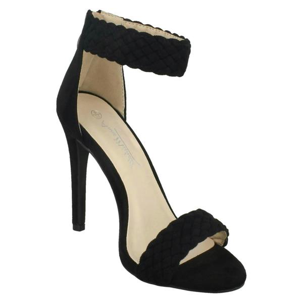 Anne Michelle Ladies Anne Michelle Braided Ankle Strap Sandals