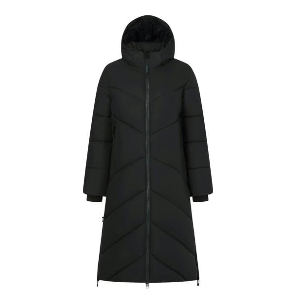 Regatta Womens/Ladies Merida Long Length Padded Jacket - Black