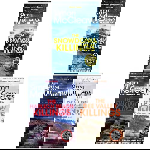 DI Ruth Hunter Series 3 Books Collection Set By Simon McCleave (The Snowdonia Killings, The Harlech Beach Killings and The Dee Valley Killings)