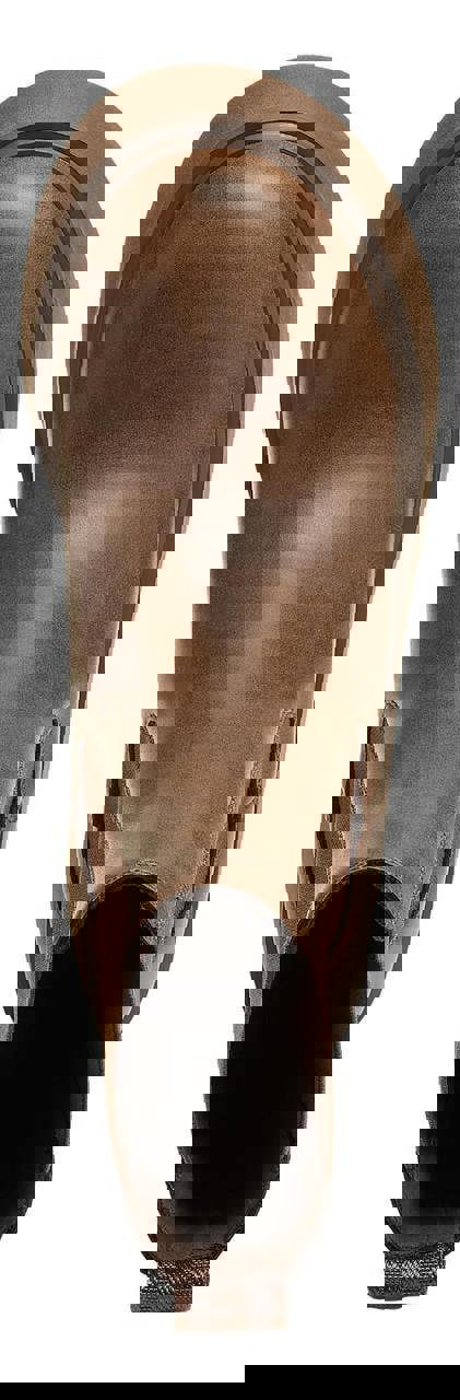 Rocket Dog Heyday Womens Ankle Pull On Dealer Chelsea Boots, leather ankle boots in brown with pull-on design and elastic side panels.