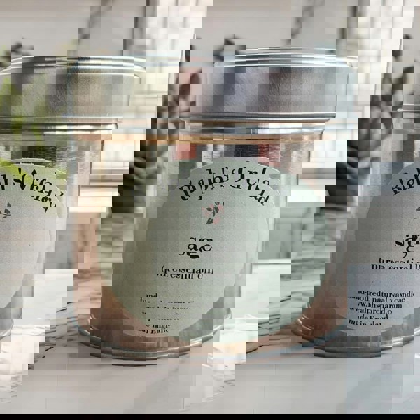 Sage purification candle