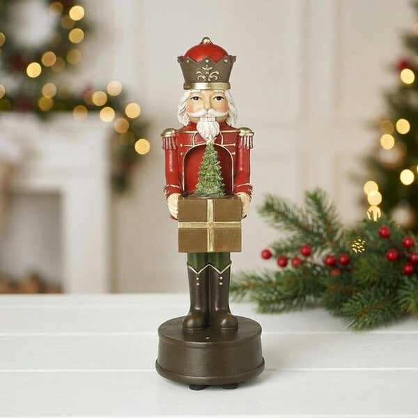 Garden Greatness Classic Resin Soldier Music Spinning Decor