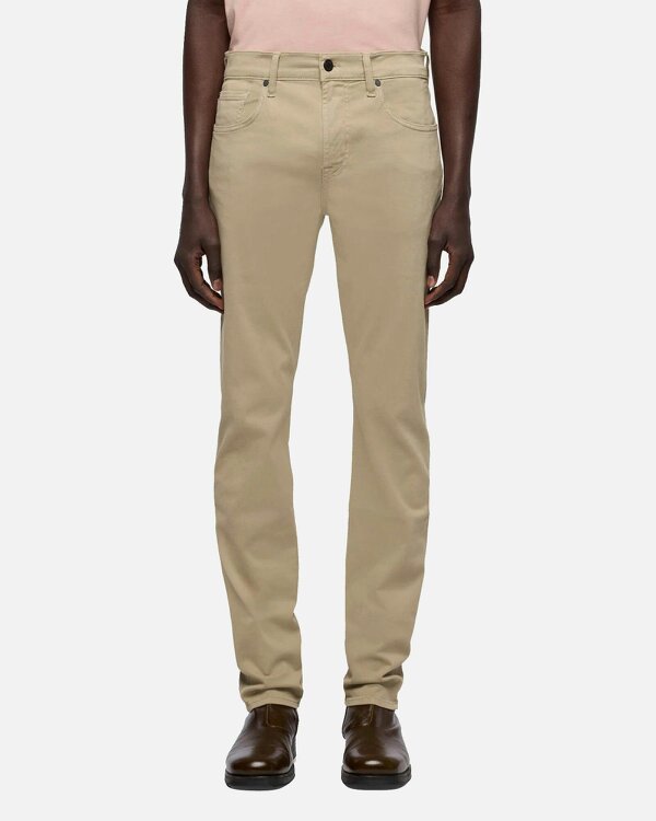 7 For All Mankind SLIMMY Mens Slim Fit Stretch Sateen Jeans - Shadow Beige
