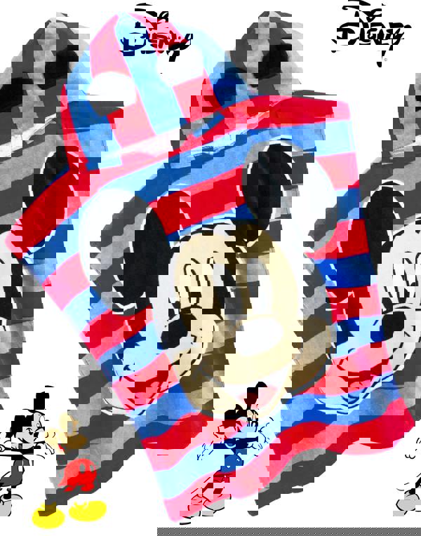 Disney Unisex Kids Red Mickey Mouse Poncho Towel (One Size)