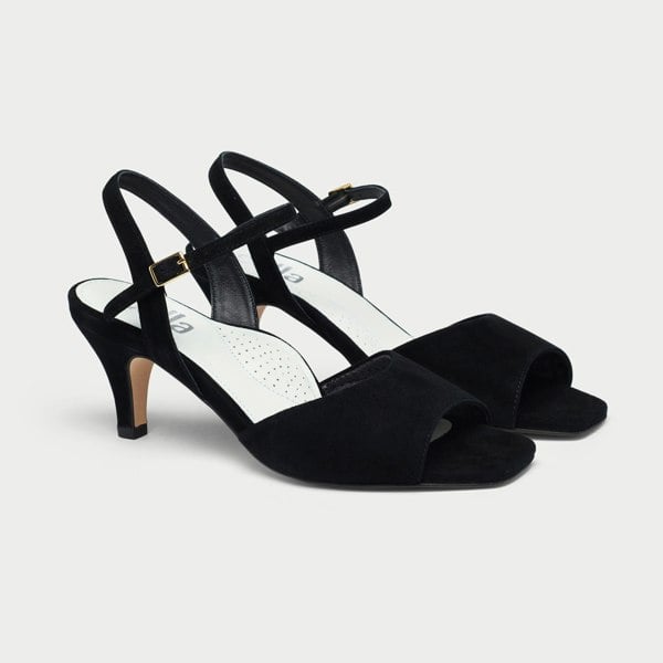 Calla Glenda Shoes - Black Suede