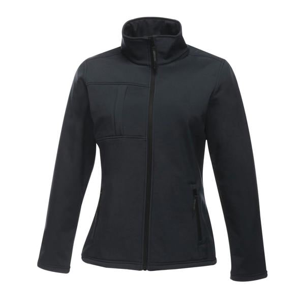 Regatta Womens/Ladies Octagon II Waterproof Soft Shell Jacket - Navy/Seal Grey - 