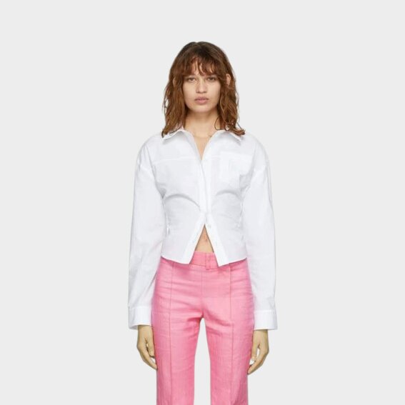 Jacquemus La Chemise Aqua White
