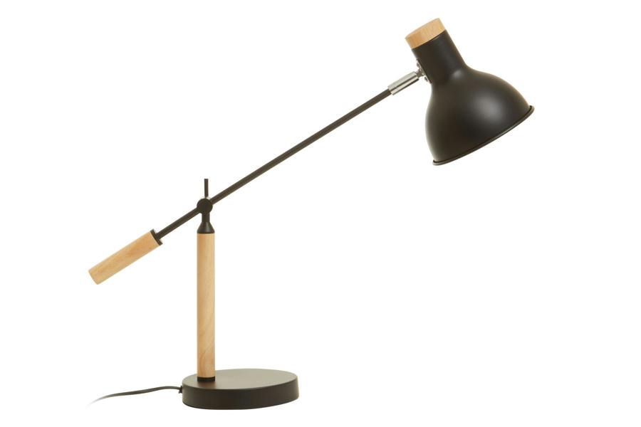 Interiors by Premier Stockholm Matte Black Table Lamp