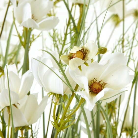 Wyld Haus Large Artificial White Meadow Plant (pot not included)