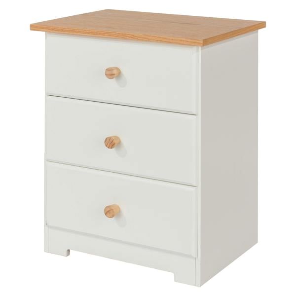 Core Products Colorado 3-Drawer Bedside Cabinet