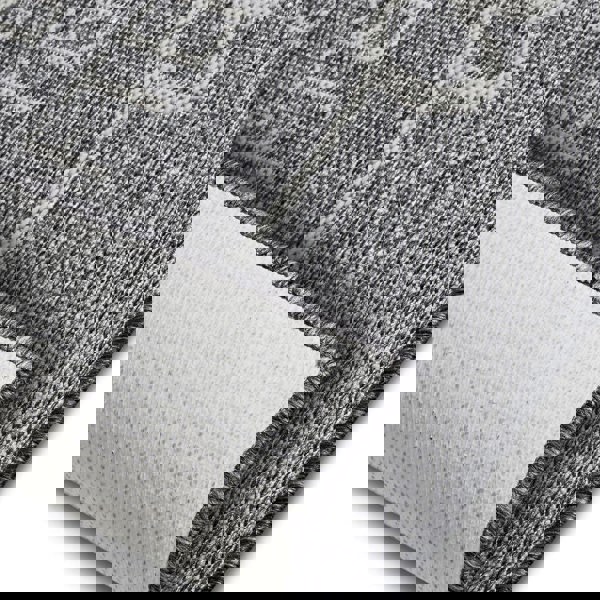 Kitchen Begins After Coffee Grey Runner Flatweave Rug