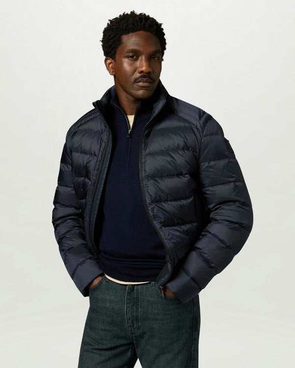 Belstaff Mens Compound Jacket - Dark Ink | CHO | Designer Mens Padded Jackets