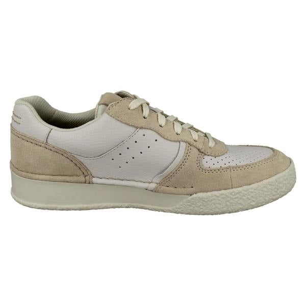 Clarks Ladies Clarks Vintage Sporty Style Two Tone Trainers Craft Cup Court