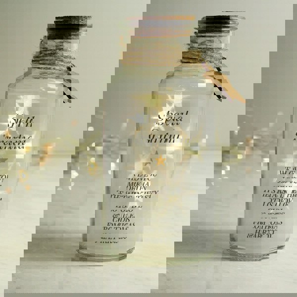 Personalised Memento Company Personalised Free Text LED Glass Jar