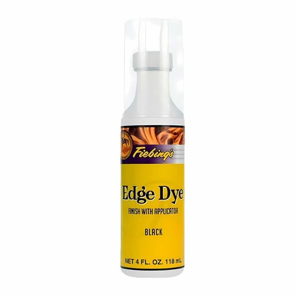Fiebing's Black Edge Dye Finish - Professional Colour with Applicator 4oz