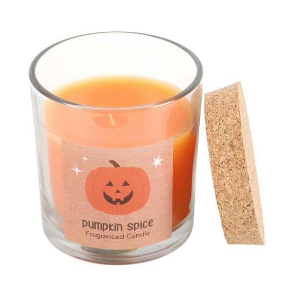 Something Different Peekaboo Pumpkin Spice Candle - Orange