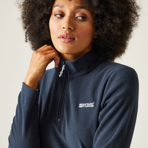 Regatta Great Outdoors Women's Sweetheart 1/4 Zip Fleece Top - Navy