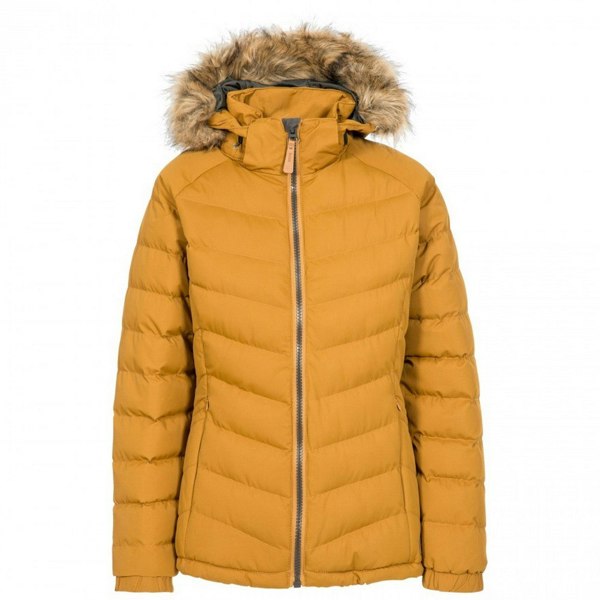 Trespass Women's Nadina Waterproof Padded Jacket - Golden Brown