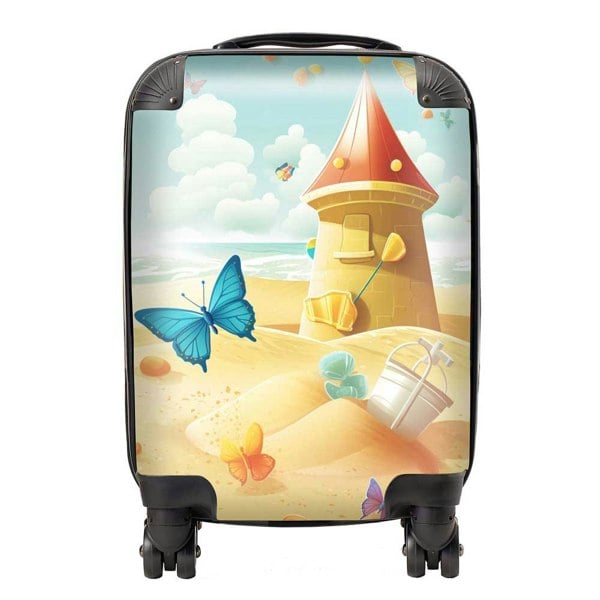 Warren Reed Butterflies On A Beach Holiday Suitcase