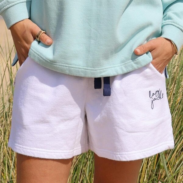 Lazy Jacks LJ55 - Ladies Jersey Shorts - White