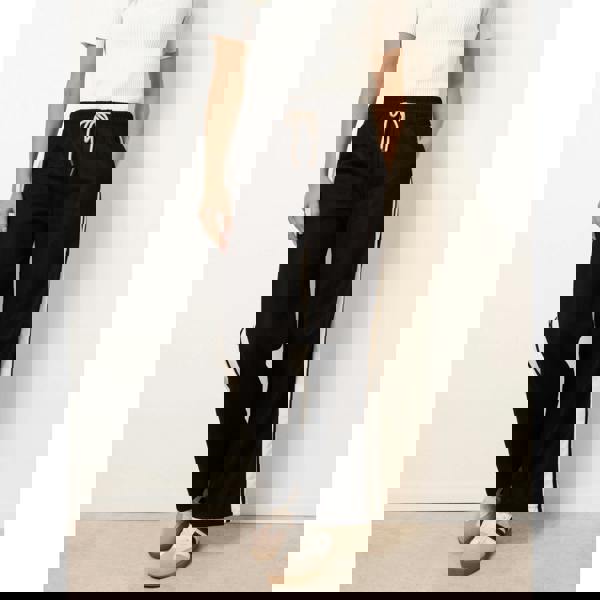 Blue Vanilla Corduroy Side Stripes Trousers