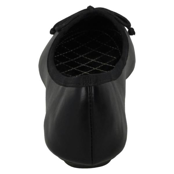 Spot On Ladies Spot On Flat Ballerina Shoes