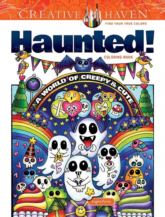 Creative Haven Haunted! Coloring Book - Angela Porter - Creative Haven