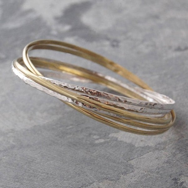 Silver Russian Bangle - Otis Jaxon Silver Jewellery